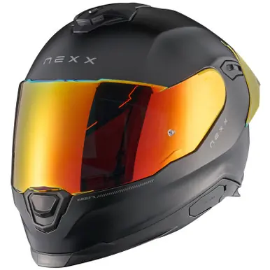 Fast Shipping Nexx Y100R Subsonic Black Red Helmet
