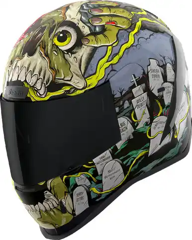 Limited Offer Icon Airform Dead Serious Black Helmet