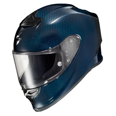 Limited Edition Scorpion EXO-R1 Air Full Face Helmet Carbon Blue