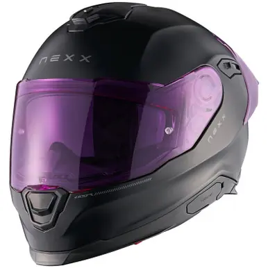 Sale Nexx Y100R Subsonic Black Purple Helmet