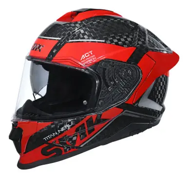 Limited Offer SMK Titan V2 Carbon Nero Red Helmet