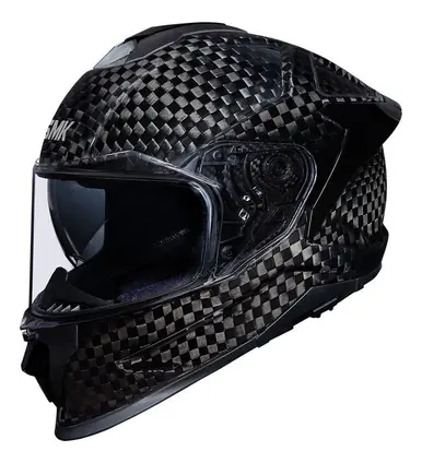 Next Day Delivery SMK Titan Carbon Solid Gloss Helmet