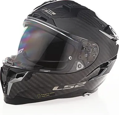 While Supplies Last LS2 Challenger C Solid Gloss Carbon Helmet