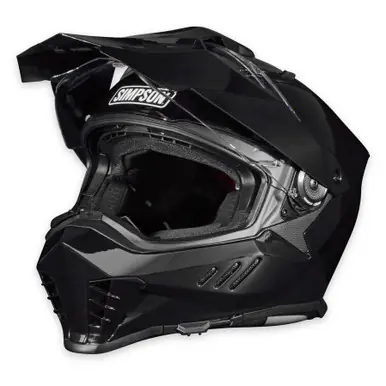 Simpson Xcursion Bandit Black Helmet Free Delivery