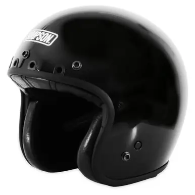 Shop Now Simpson Chopper Black Helmet