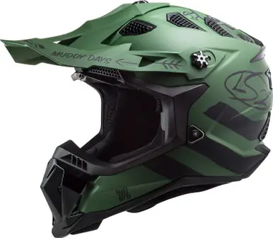 Hot Deal LS2 Subverter Evo Cargo Matte Military Green Helmet