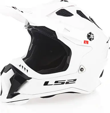 LS2 Subverter Evo Solid Gloss White Helmet Trusted Brand