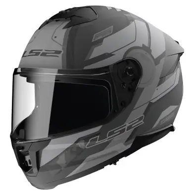 LS2 Stream II Shadow Matte Gray Black Helmet Original