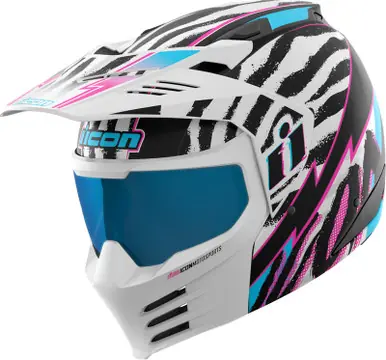 Icon Elsinore Rad Dawn White Helmet Limited Edition
