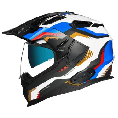 Last Chance Nexx XWED 2 Columbus Blue Gold Helmet