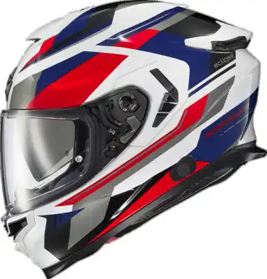 Scorpion EXO EXO-Eclipse Lunar White Red Blue Helmet Fan Favorite