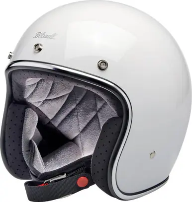Best Price Biltwell Bonanza Gloss White Helmet