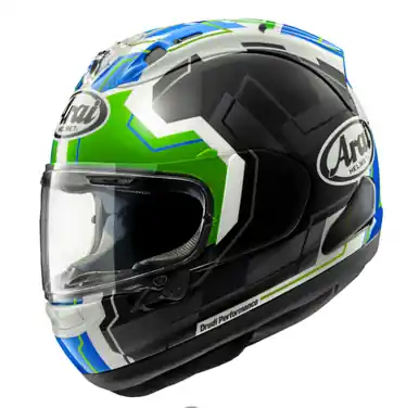 Special Discount Arai Corsair-X - Snell 2020 Rea-6 Green Helmet