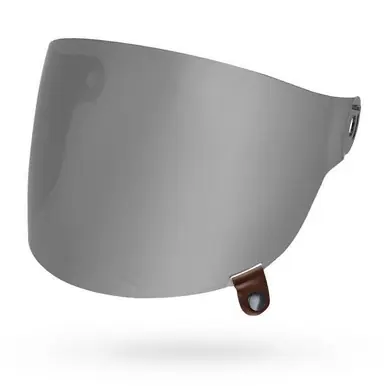 Fresh Stock Bell Bullitt Silver Iridium - Brown Tab Flat Shield