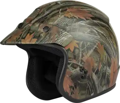 Gmax OF-2 Open-Face Helmet Leaf Camo Don’t Miss Out