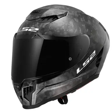LS2 Dragon Carbon Forged Gloss Black Helmet Exclusive Offer