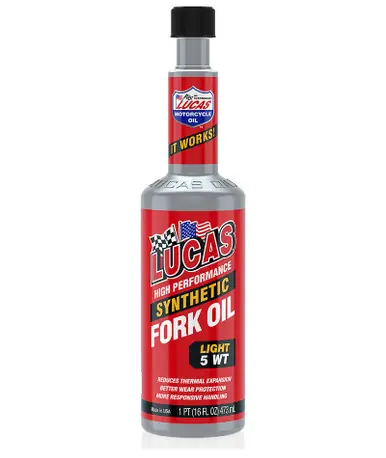 Lucas 10771 - Synthetic Fork Oil 5wt 16oz Markdown