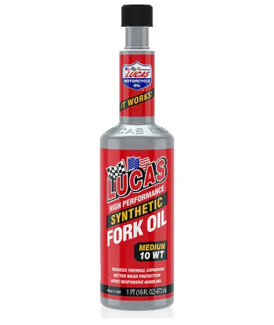 Best Seller Lucas 10772 - Synthetic Fork Oil 10wt 16oz