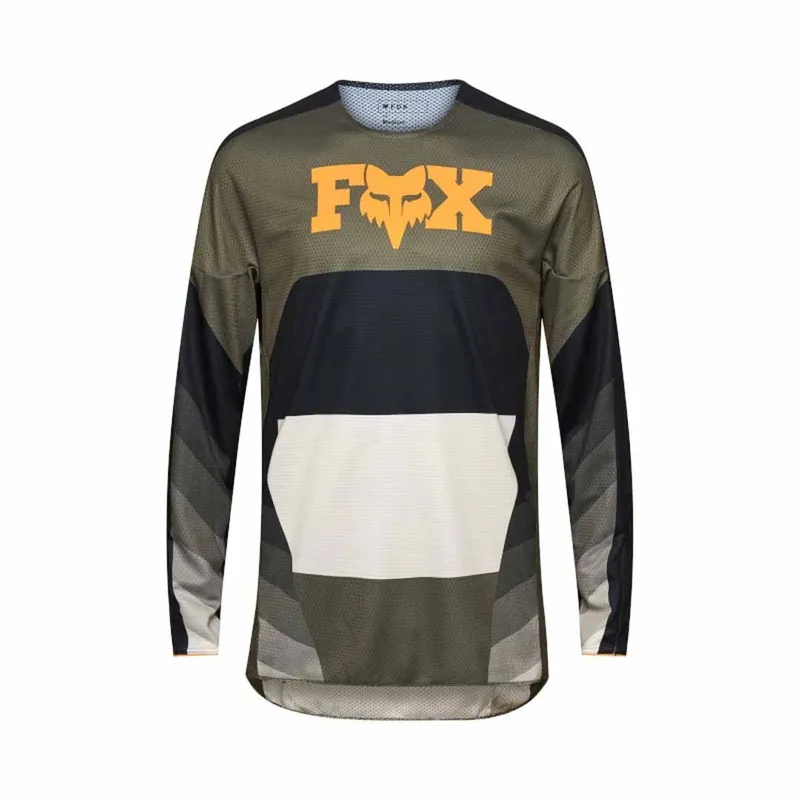 Low Price Fox 360 Fade MX Jersey - Brown/Black - 2XL
