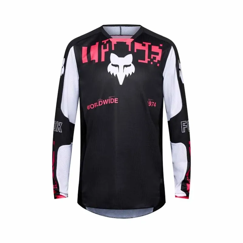 High Quality Fox 180 Digi Image MX Jersey - Black/Pink - 2XL