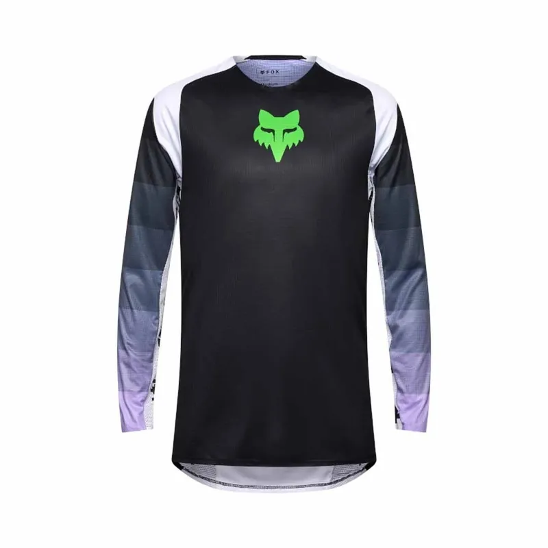 Price Cut Fox Flexair Grid MX Jersey - Black/Purple - 2XL