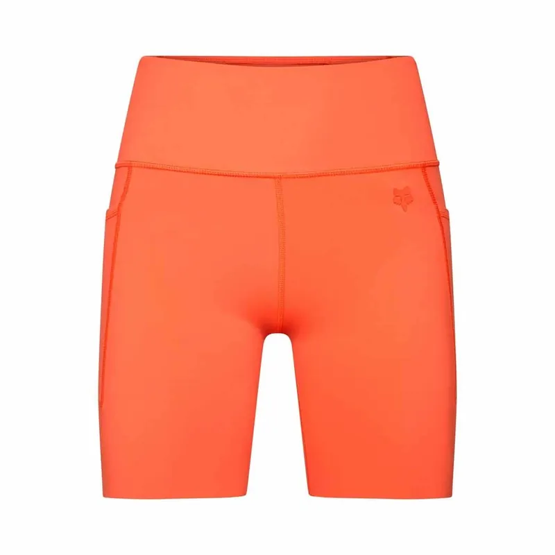 Fox Motive Womens Biker Short - Blood Orange - L Crafted