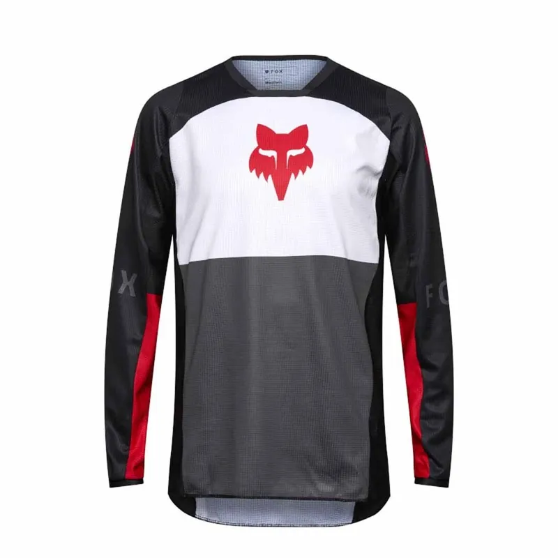 Cheap Fox 180 Flow MX Jersey - White/Red - 2XL