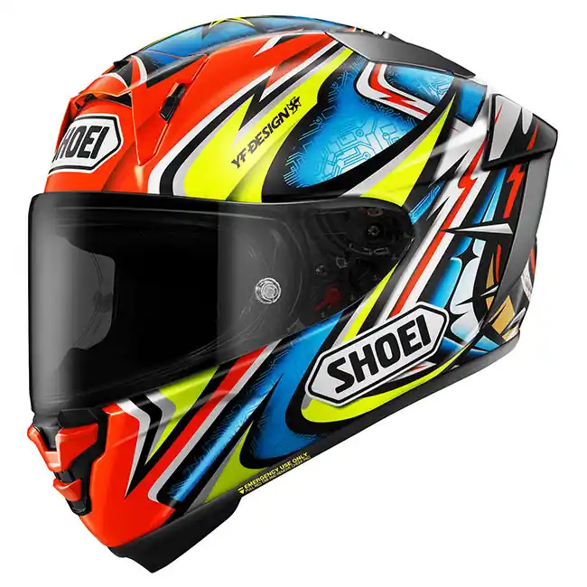 Shoei X-SPR Pro Daijiro Helmet TC-1 - Red/Blue/Yellow - XS Factory Price