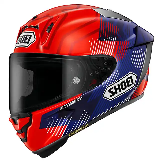 Time-Limited Shoei X-SPR Pro Marquez 8 Helmet TC-1 - Red/Blue - XS