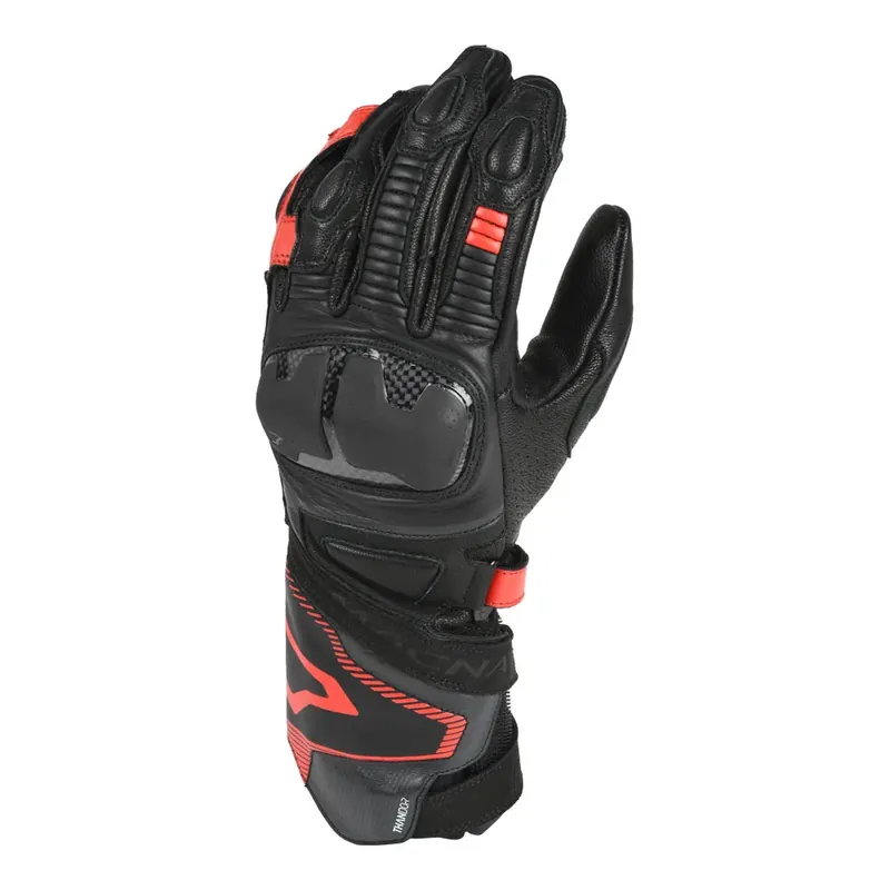 Macna Thandor Motorcyle Gloves - Black/Red - S Special Discount
