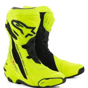 Alpinestars Supertech R Motorcycle Boots - Fluro Yellow/Black - 45 Final Sale