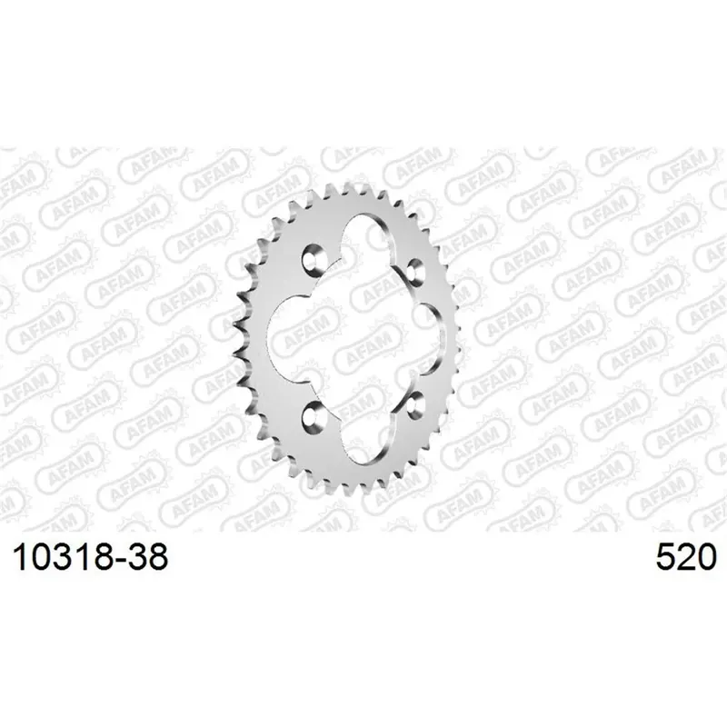 AFAM S38 520 Rear Sprocket - Honda TRX400/450 - 38T Original