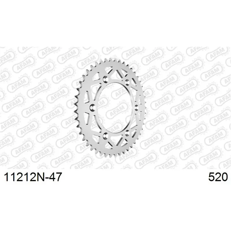 AFAM A47 520 Rear Sprocket - Honda CR/CRF/XR125-500 - 47T Bulk Order