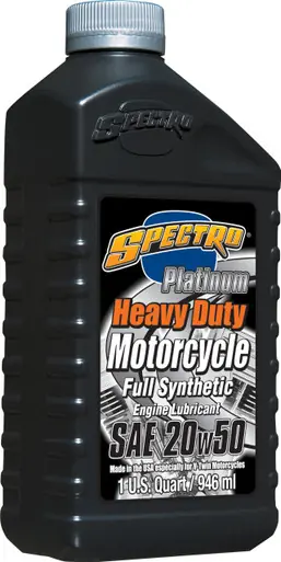 Same Day Shipping Spectro R.HDP25 - Platinum M/C Full Syn Hd 20w50 1 Qt