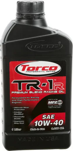 Fresh Stock Torco A141040CE - Tr-1r Premium Blend Racing Oil 10w-40 1l