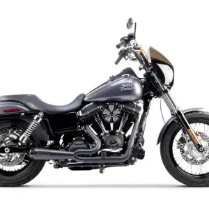 Worldwide Shipping Two Brothers Racing Carbon Tip Full System for Harley-Davidson Dyna '06-17 - Black