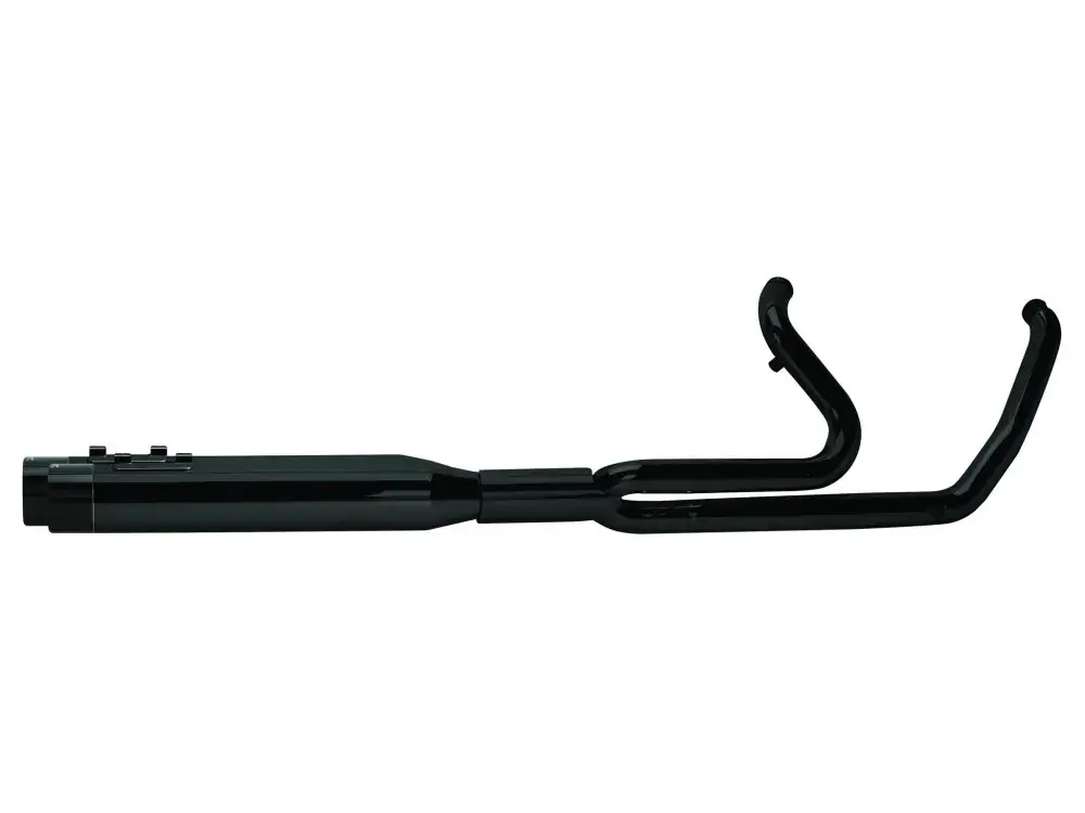 Two Brothers Racing Ghost Slash Tip Full System for Harley-Davidson Tour '17-23 - Black Money Back Guarantee