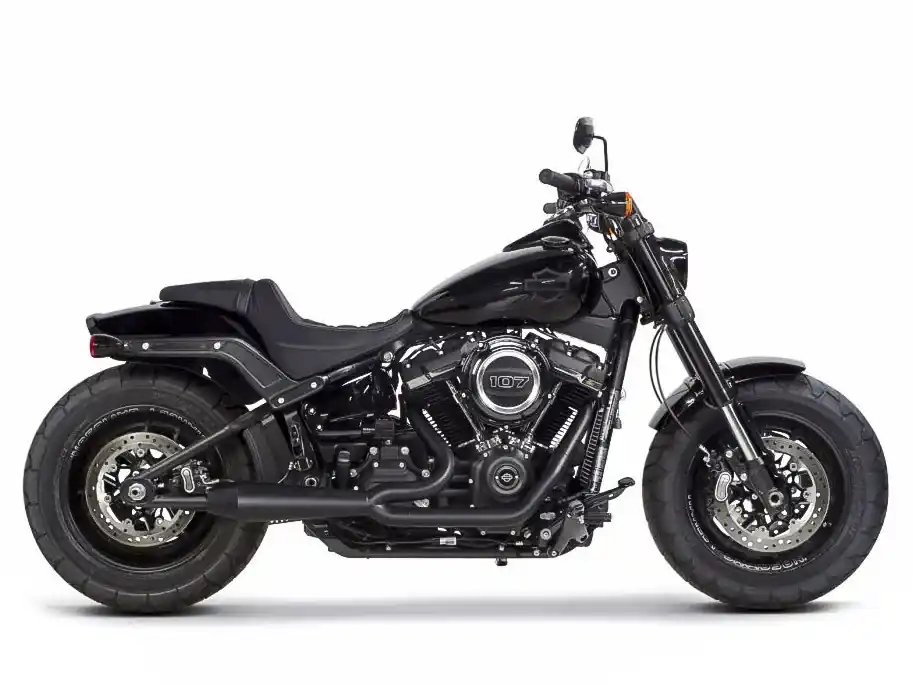 Two Brothers Racing Gen-2 Megaphone Full System for Harley-Davidson Softail '18-23 - Black Direct From Manufacturer
