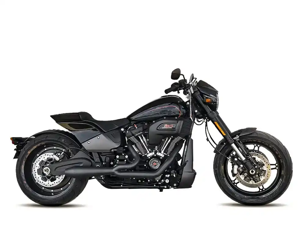 Wholesale Two Brothers Racing Gen-2 Megaphone Full System for Harley-Davidson FXDR '19-22, Fatboy/Breakout '18-23 - Black