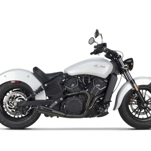 Two Brothers Racing Carbon Tip Full System for Indian Scout '15-23, Victory Octane - Black Free Delivery