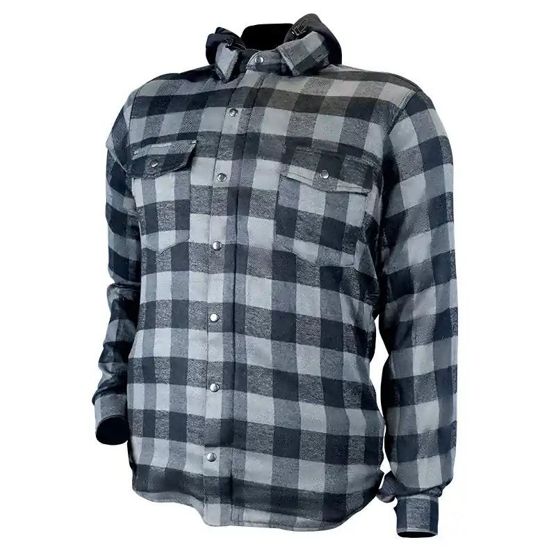 Certified Motodry Hunter Riding Hoodie - Black/Grey - S