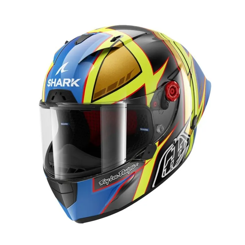 Shark Racer Pro GP Cam Petersen Full Face Replica Helmet - Multi - M Grab Now