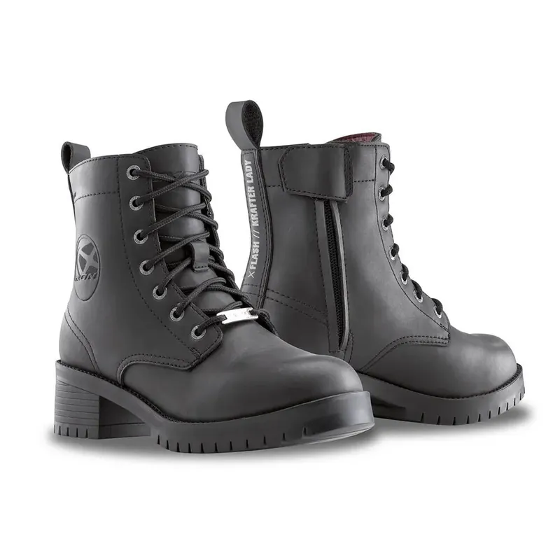Buy Online Ixon Krafter Waterproof Womens Motorcycle Boots - Black - 39