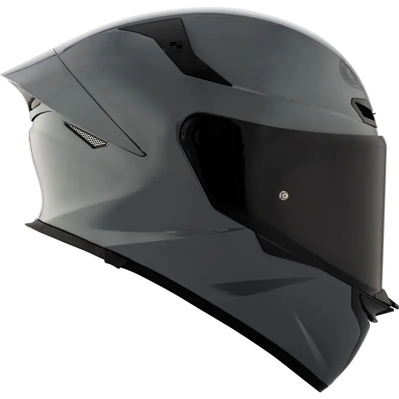 Popular KYT TT Revo Plain Full Face Helmet - Gorilla Grey - M