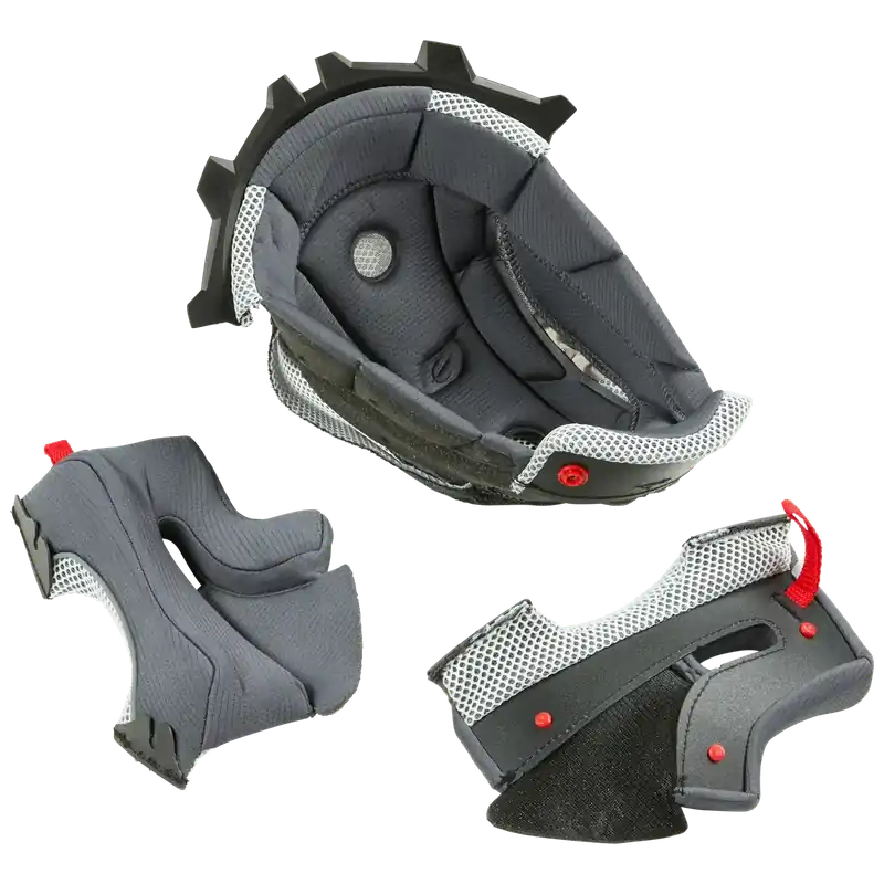 Direct From Manufacturer Oneal 3SRS Helmet Liner & Cheek Pad Kit - Grey - XS
