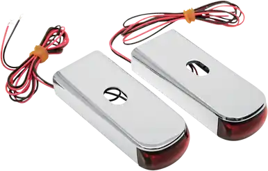Alloy Art #DSL8-3R - LED Strut Light - Red/Raw '06-'17 FXD Next Day Delivery