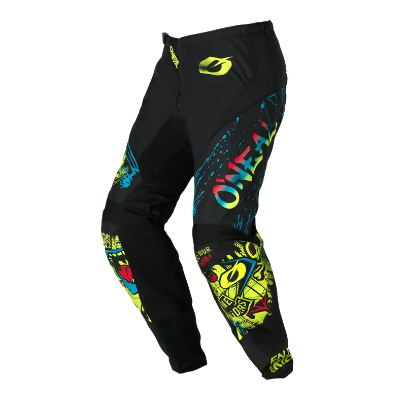 Direct From Manufacturer Oneal 2026 Element Youth Rancid V.26 MX Pants - Black/Neon Yellow - 20
