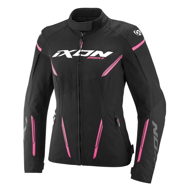 Ixon Striker 2 Womens Motorcycle Jacket - Black/Pink - XS Instant Buy