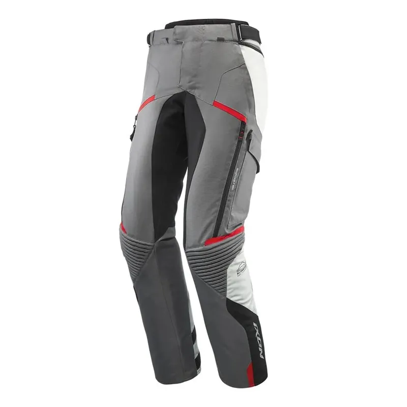 Ixon Midgard Adventure Pants - Grey/Black/Red - M Instant Buy