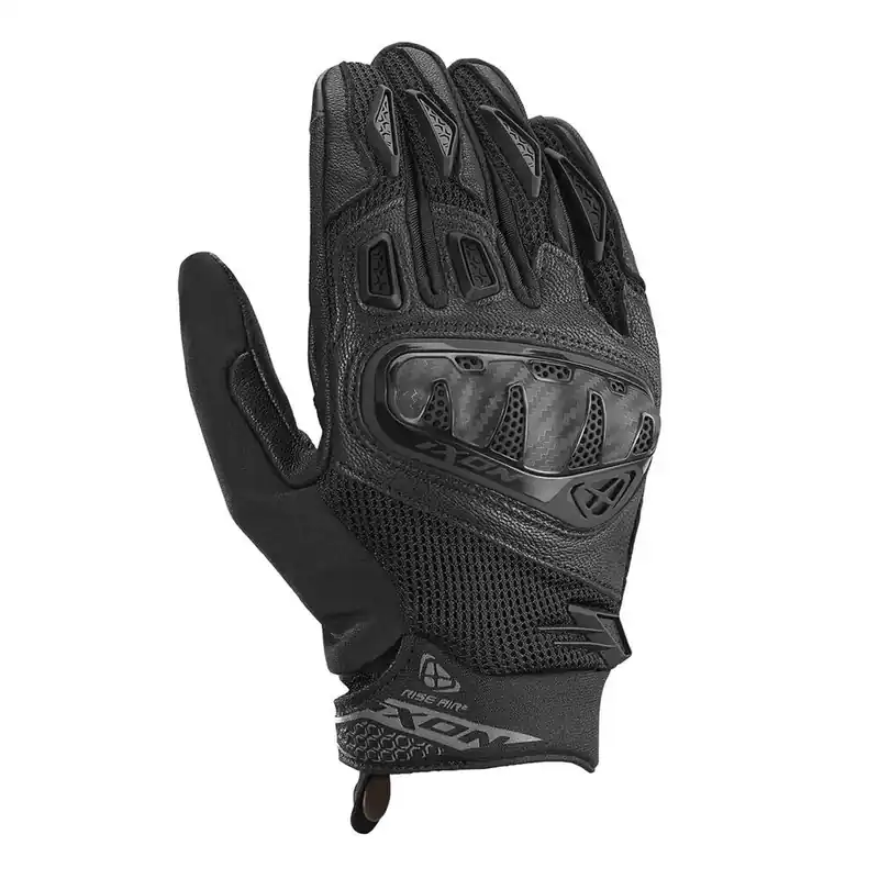 Ixon Rise Air 2 Womens Motorcycle Gloves - Black - XS Super Sale